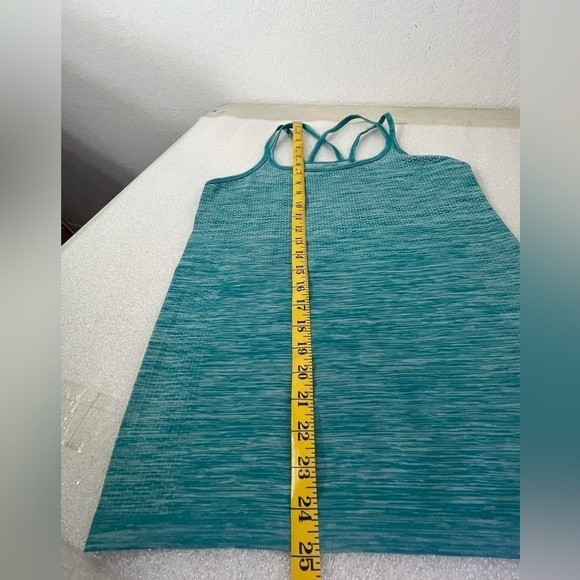 NIKE Dri-Fit Blue Athletic Tank Size S strappy back Breathable fabric details - Picture 10 of 14